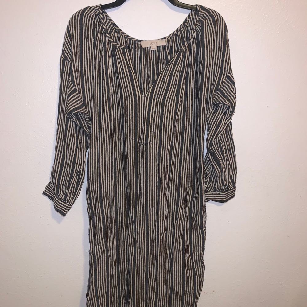 Loft striped dress